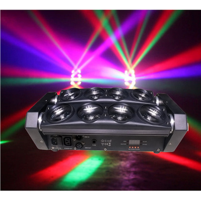 Yi Cai 2019 Best Sellers LED Eight Spider Lamp 8 LED Beam lamp KTV bar Rooms Effect lamp Stage Lights