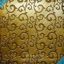 裝飾黃銅板 不銹鋼雕刻 鍍銅仿古做舊 花紋文字腐蝕處理黃銅板