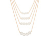 Trend metal accessory, double-sided necklace from pearl, chain for key bag 