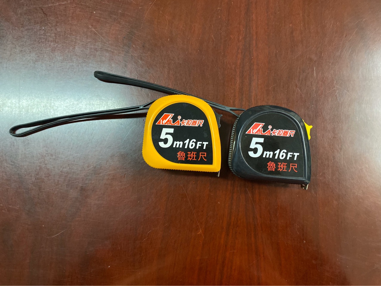 大昌111美高5米卡拉鲁班尺黄色黑色风水尺包邮含税