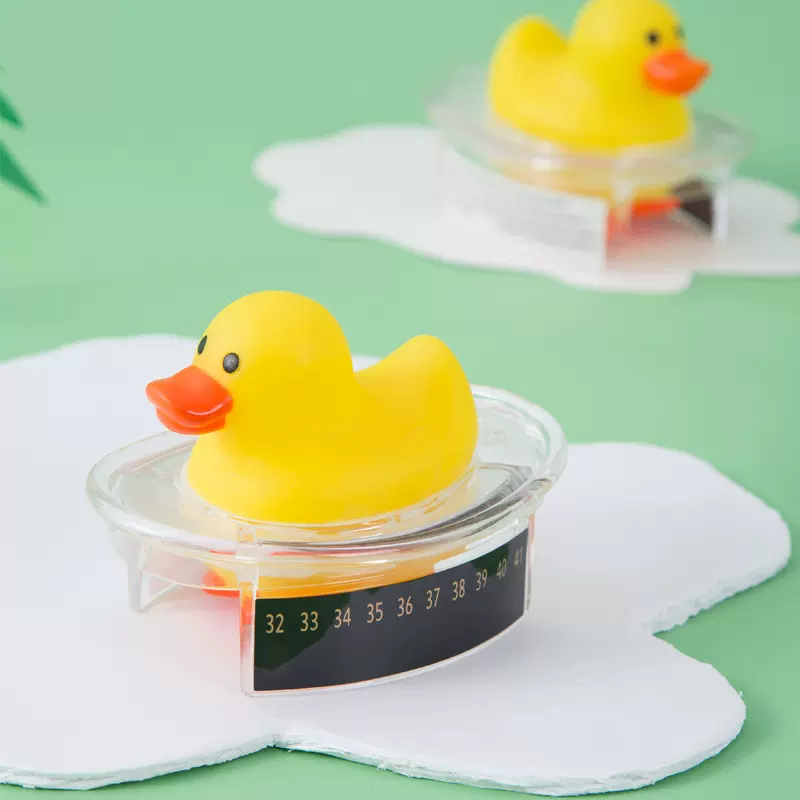 小鸭子温度计感温计洗澡玩具感温计婴儿游泳浴浴盆反复使用