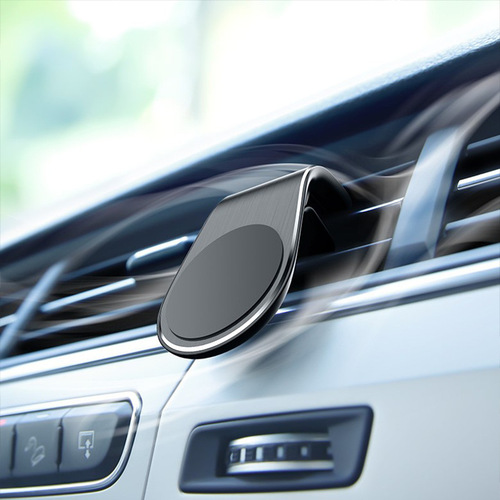 Creative new L-shaped magnetic mobile phone holder car air outlet universal clip car navigation holder factory direct sales