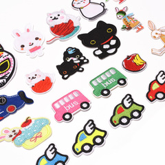 Cartoon Car Embroidery Patch High-end Clothing Decoration Computer Embroidered Fabric Patch Garment Embroidery Patch for Export