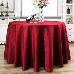 定製批發酒店家用玻璃圓桌洽談桌圓桌布桌茶几長方形椅餐桌布台布