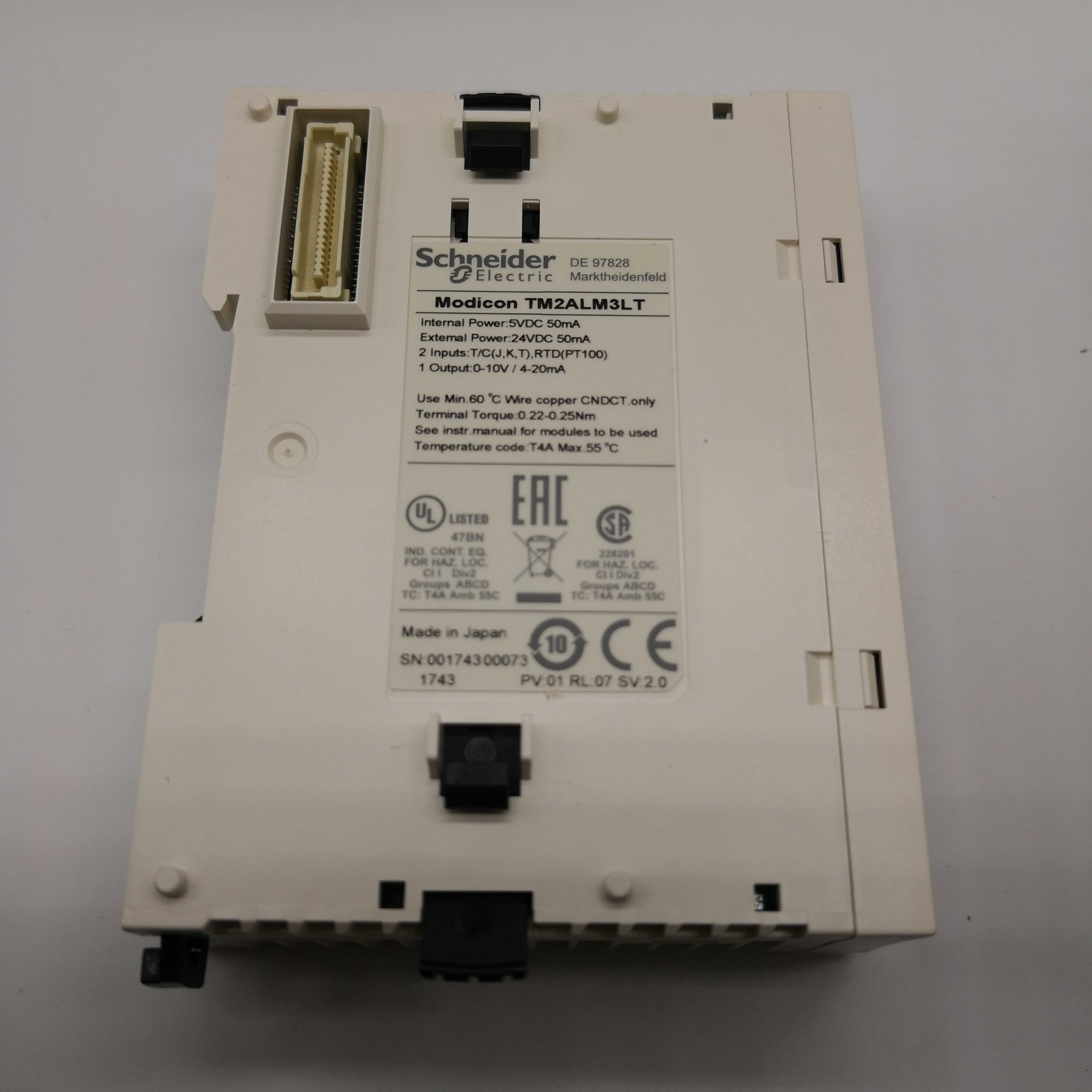 PLC 可编程控制器附件TSXFPCC100 原装正品现货