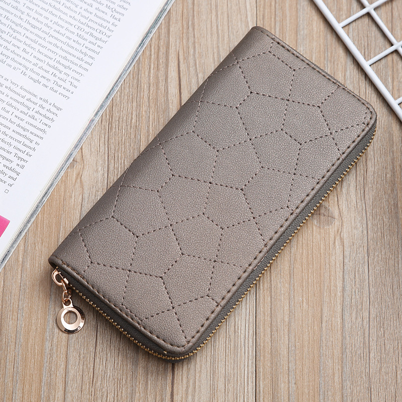 121g Weight Polyester Lining Material Zipper Closure Type Business Occasion Pu Leather Material Solid Color Pattern Women'S Gender Square Shape Rose Red, Red, Gold, Silver, Black Color Nihaojewelry Wholesale Accessories New Fashion Sewing Thread Geometric Pattern Clutch 13