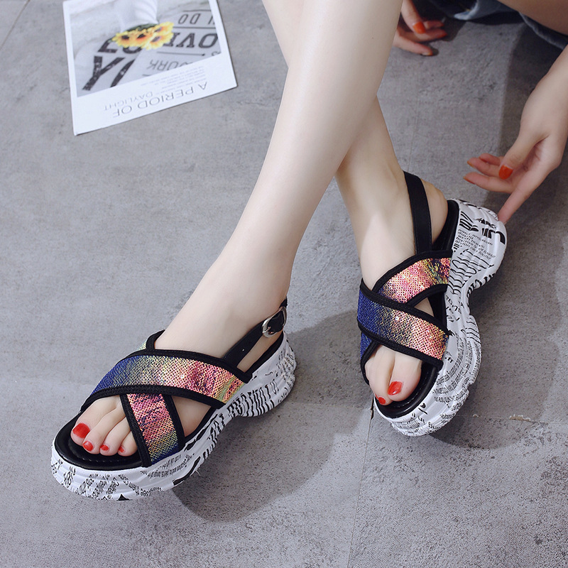 Chaussures été pour femme en Caoutchouc - Ref 3346551 Image 31