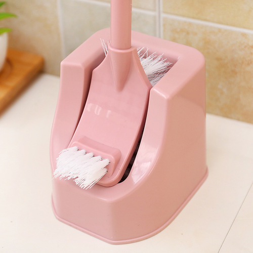 Long handle cleaning brush bathroom toilet brush set soft bristle toilet brush with base toilet brush manufacturer wholesale