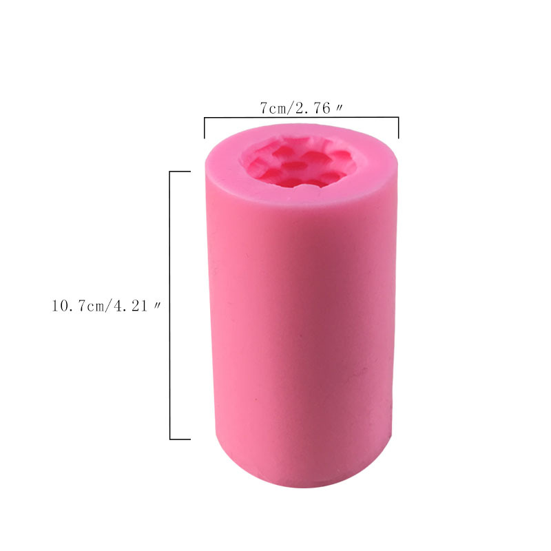 3D圣诞树蜡烛模具圣诞树硅胶模具蛋糕装饰模具巧克力模