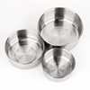 Parrot stainless steel parrot food box water pot water basin dog food bowl food cup food tank bird