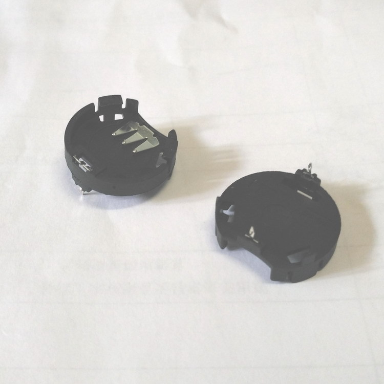 供应CR2032电池扣 BS-2032-2  DIP  cr2032 纽扣电池座插件