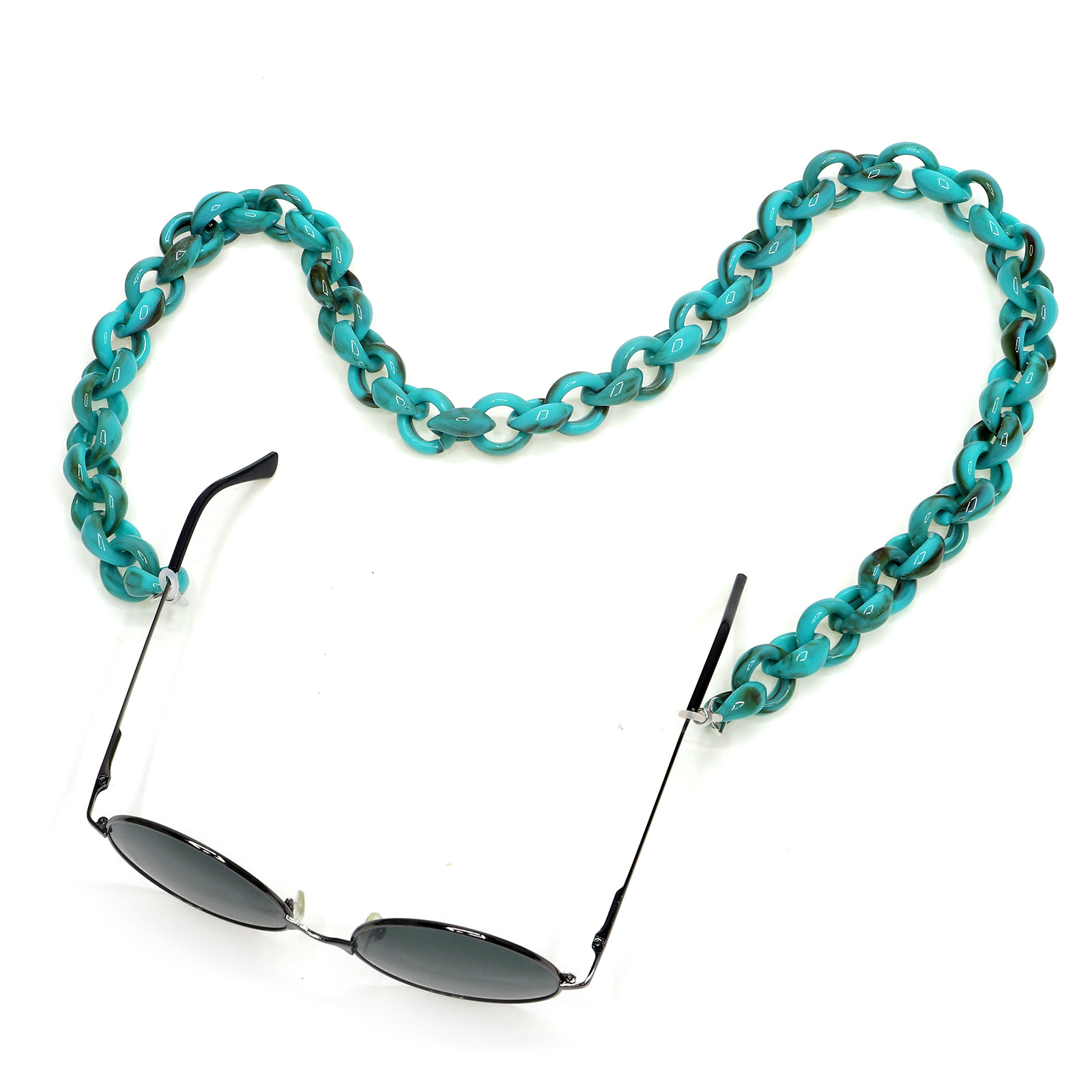 Fashion 6-color Acrylic Leopard Print Glasses Chain Wholesale display picture 6