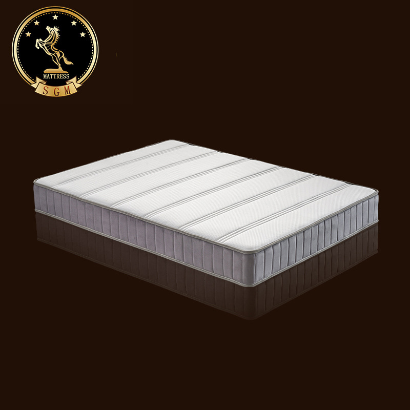 厂家直销 卷装打包 酒店弹簧床垫 席梦思床垫 针织布料床垫批发|ms