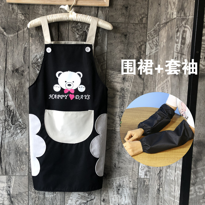 Delantal de correa de mano borrable para el hogar a prueba de aceite a prueba de agua logotipo personalizado de cocina Linda ropa de trabajo para hombres de moda