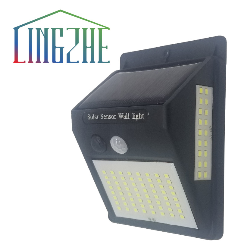 Solar wall lamp 20/100LED human body ind...