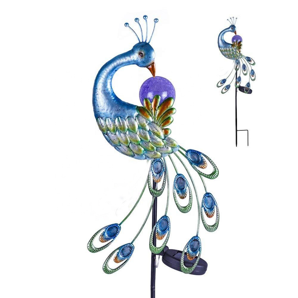 GARDEN-DECORATION-SOLAR-PEACOC