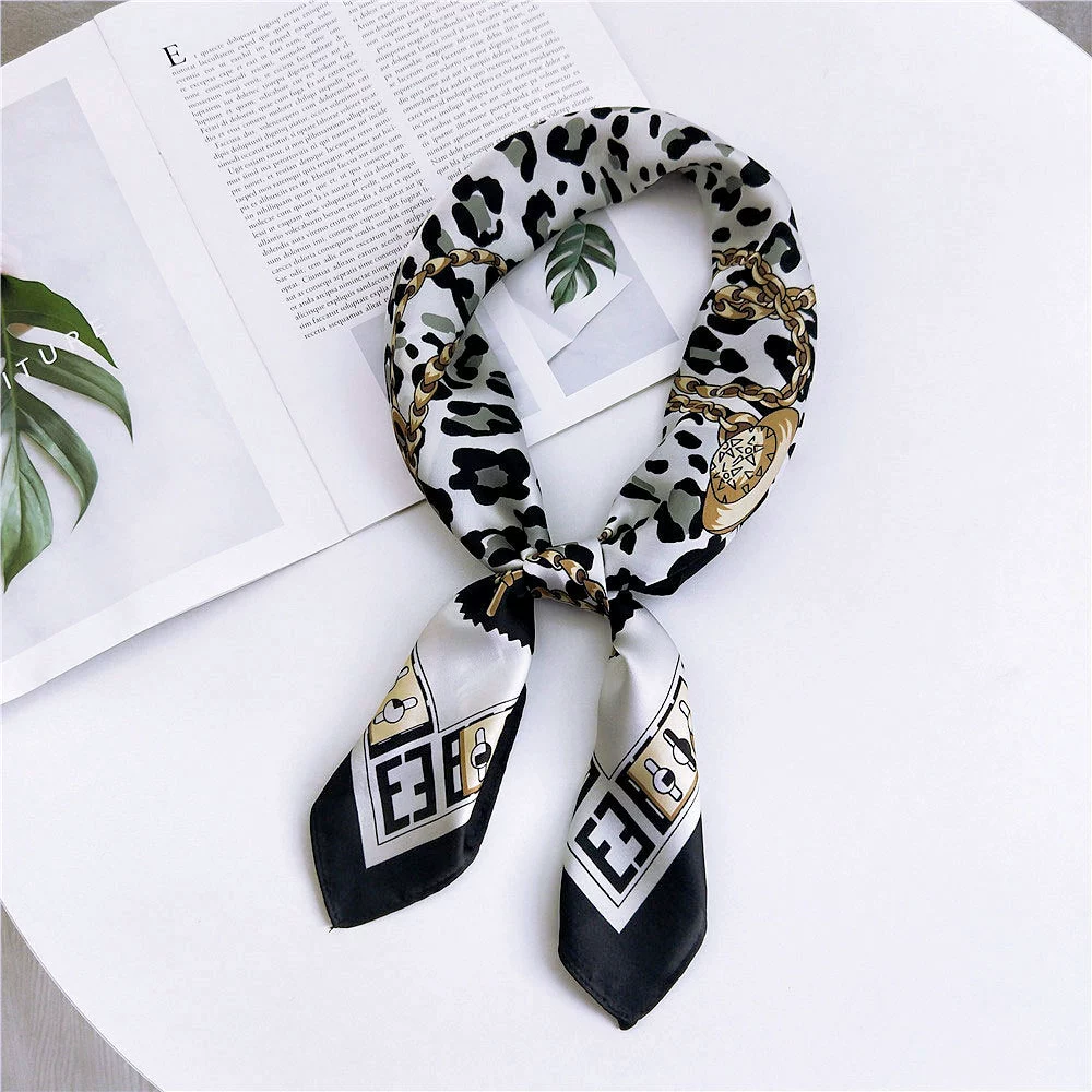 Universal demi-season scarf, thin neckerchief