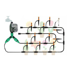 Lazy plant watering timer Outdoor garden automatic drip irrigation Smart flower watering irrigation timer