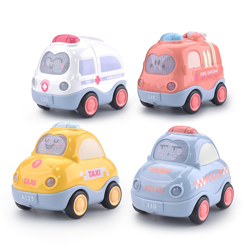 Koyobi's same children's toy car boy's inertia car music sound and light 0-3 year old baby educational toy