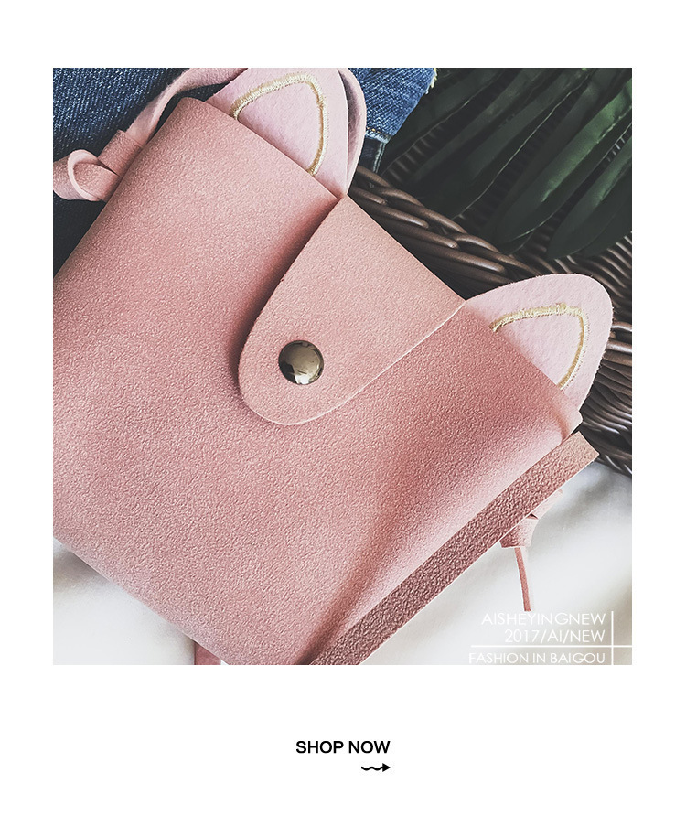 172g Weight Polyester Lining Material Zipper Closure Type Single Shoulder Strap Strap Type Crossbody Bag Bags Type Daily, Shopping Occasion Pu Leather Material Cat, Solid Color Pattern All Seasons Season Kid'S Gender Cute Style Square Shape Kid'S Pu Leather Cat Solid Color Cute Square Zipper Crossbody Bag 9