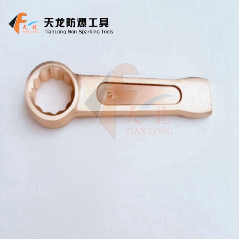 天龙防爆敲击梅花扳手铍青铜防礠打击扳手防爆敲击梅铜制敲击扳手
