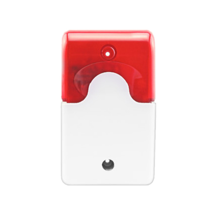 红色103声光警号声光报警器报警喇叭有线室内声光警笛闪光警号