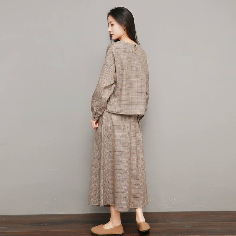 Costume femme SIFFLET CERF  CERF ET AMPLI en Pied de poule - Ref 3333634 Image 3