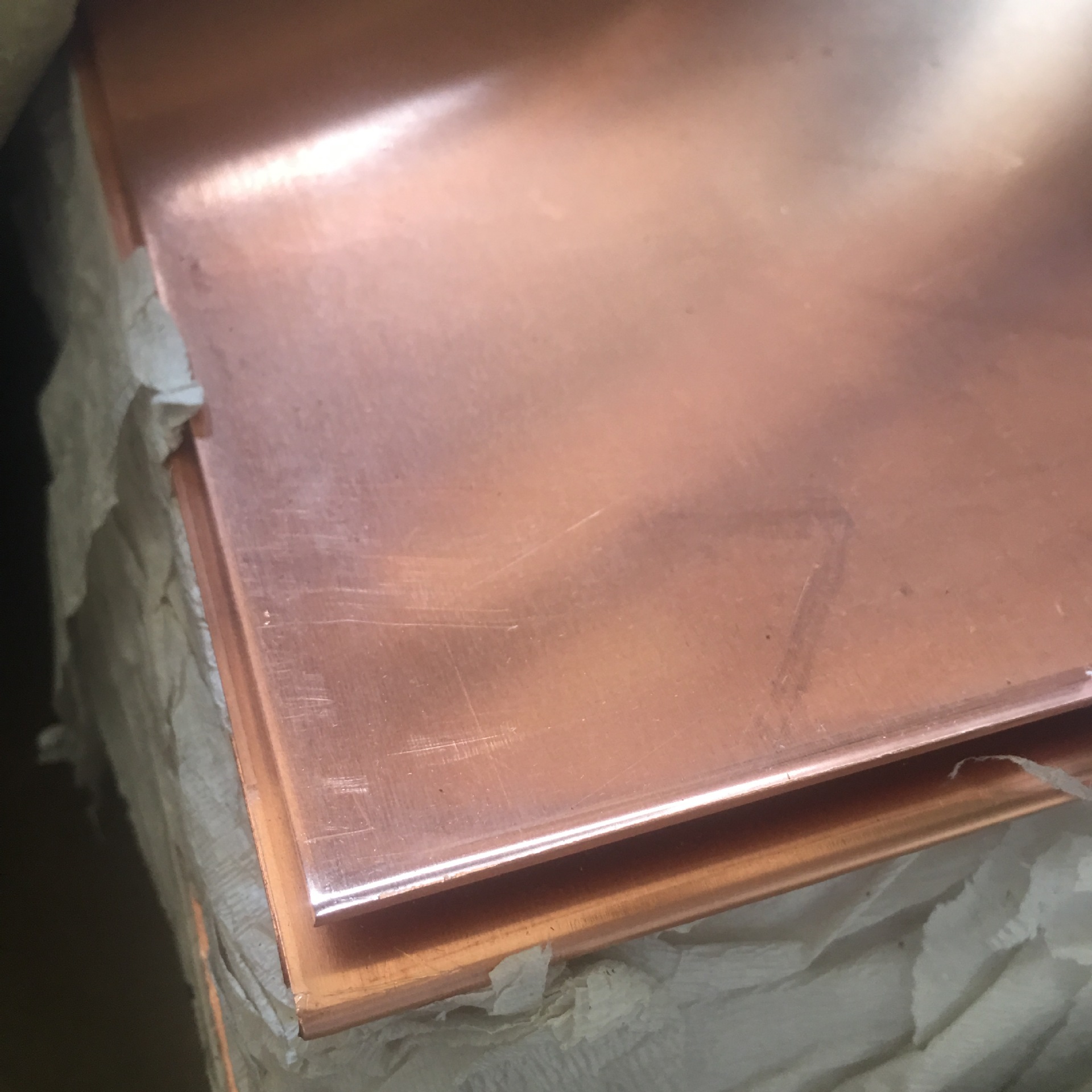 生产t2紫铜板  国标紫铜板1.0 2.0 3.0 5.0*1000*2000mm紫铜板