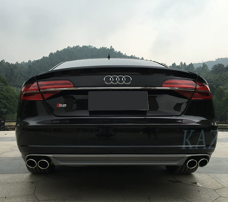Подходит комплект полного обвеса Audi S8 A8 модифицированный передний крупный обвес передний бампер задний обвес выхлоп полный обхват