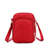 One-shoulder bag for leisure, nylon capacious small phone bag, 2021 collection
