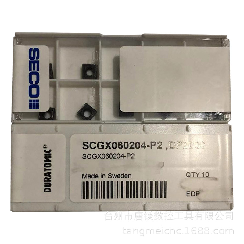 SECO山高SCGX060204-P2 DP2000数控刀片硬质合金铣削车刀片