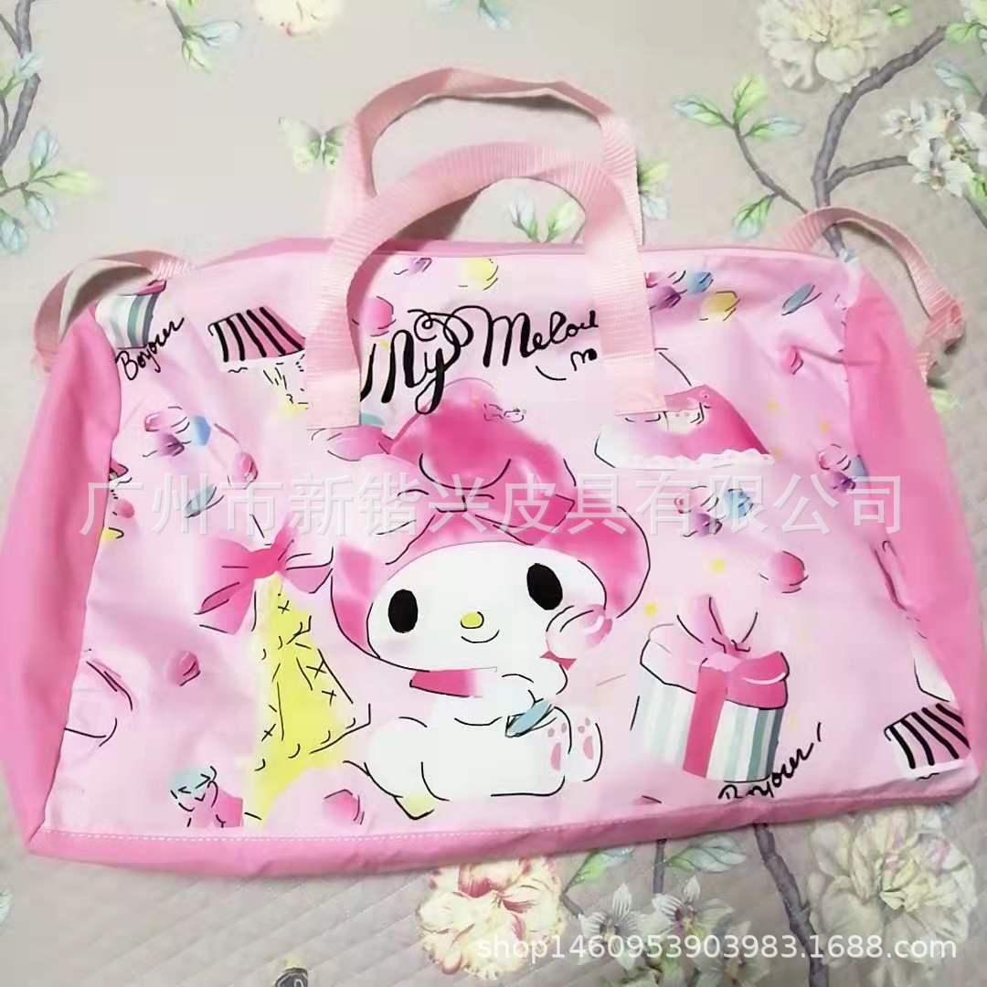ロティ布丁犬K・T猫漫画折り畳み旅行バッグ手提げ荷物袋斜めがけバッグキャリーケース