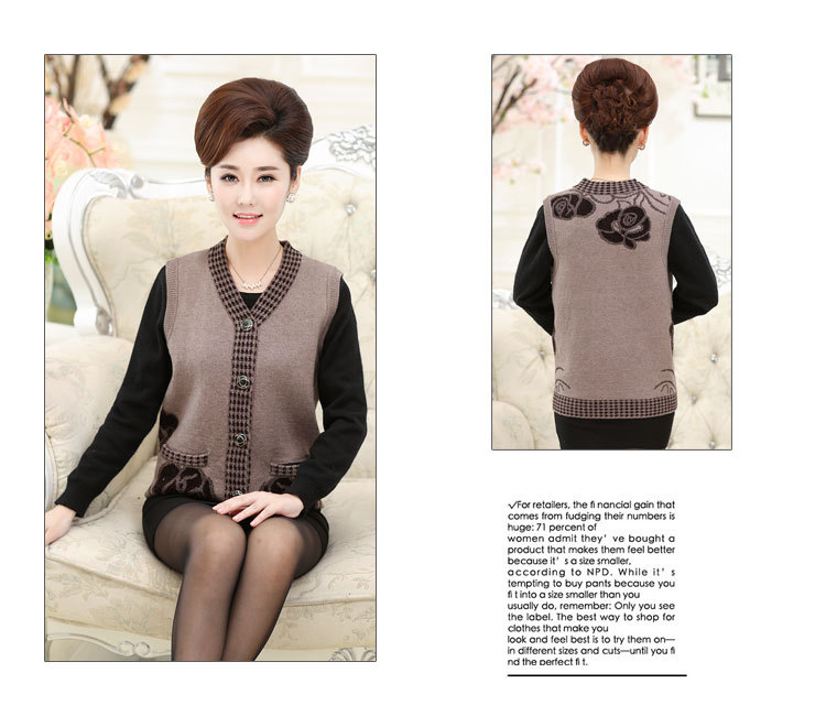 Gilet femme en Laine - Ref 3317338 Image 28