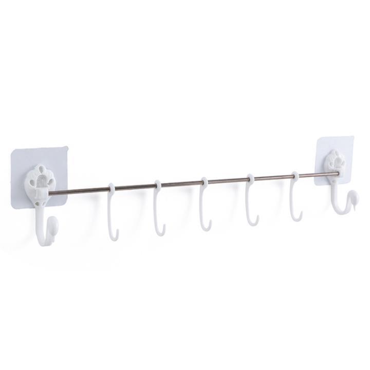 Bathroom Non-marking Viscose Double-layer Towel Rack Wall Suction Towel Rack Kitchen Suction Cup Towel Bar Rack display picture 6