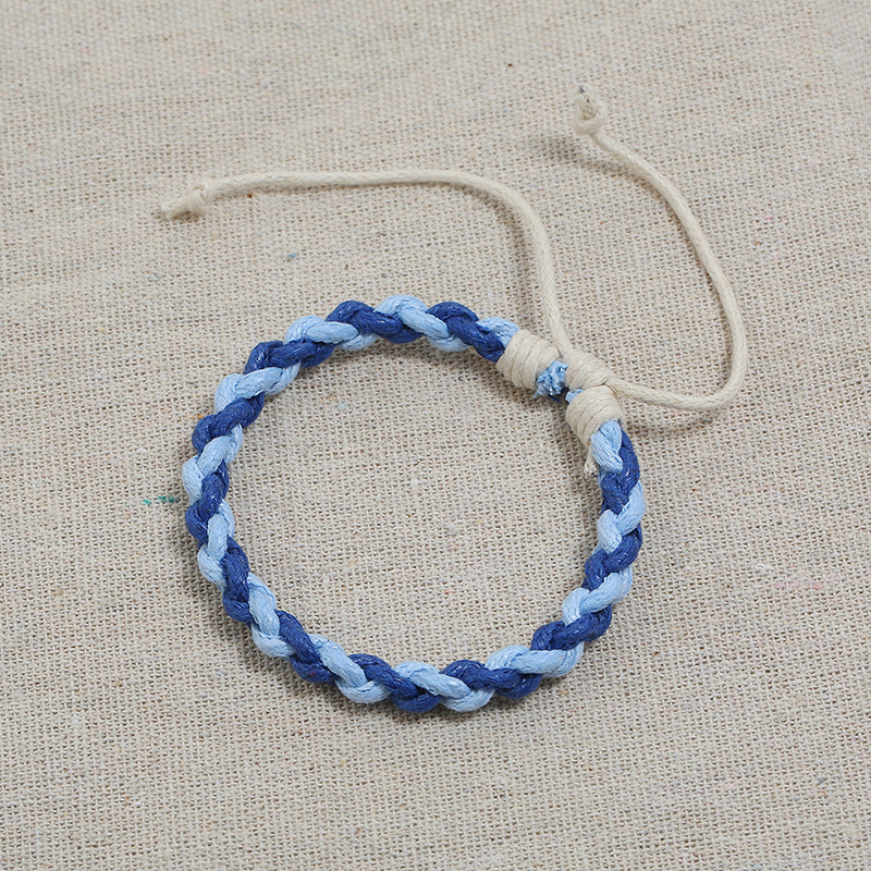New color couple hand-woven bracelet