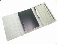 定制A5布面防水笔记本三折笔记本皮套多功能收纳万用手册可做logo