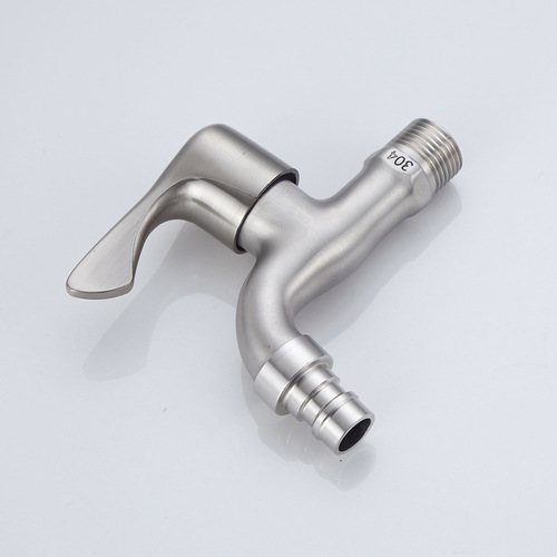 304 fish tail washing machine faucet, quick opening spout, wall-mounted washing machine faucet, bathroom manufacturer wholesale