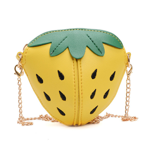 Children's Crossbody Bag Korean Version 2020 Cute Strawberry Toddler Baby Mini Coin Purse Girls Shoulder Accessories Small Bag