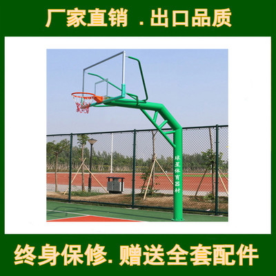 Star brand thickening Basketball Buried Circular tube basketball stands standard basketball stands outdoors basketball stands adult basketball stands