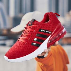 New red air cushion men’s casual running shoes