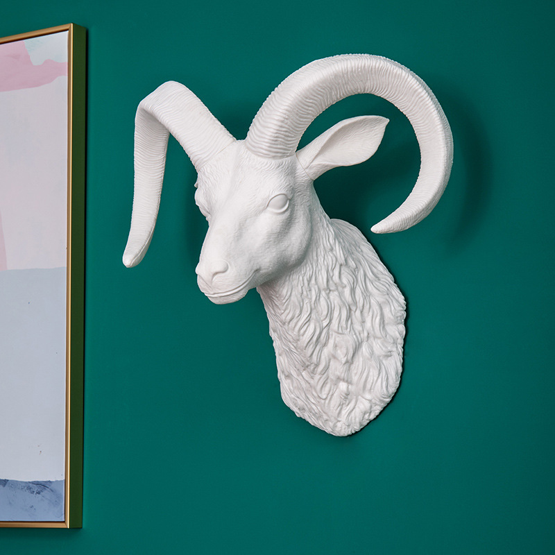 Home Furnishing Entrance Simplicity Nordic Wall hangings North America animal Wall hanging bar KTV Pendant Northern Europe Exit Wall decoration