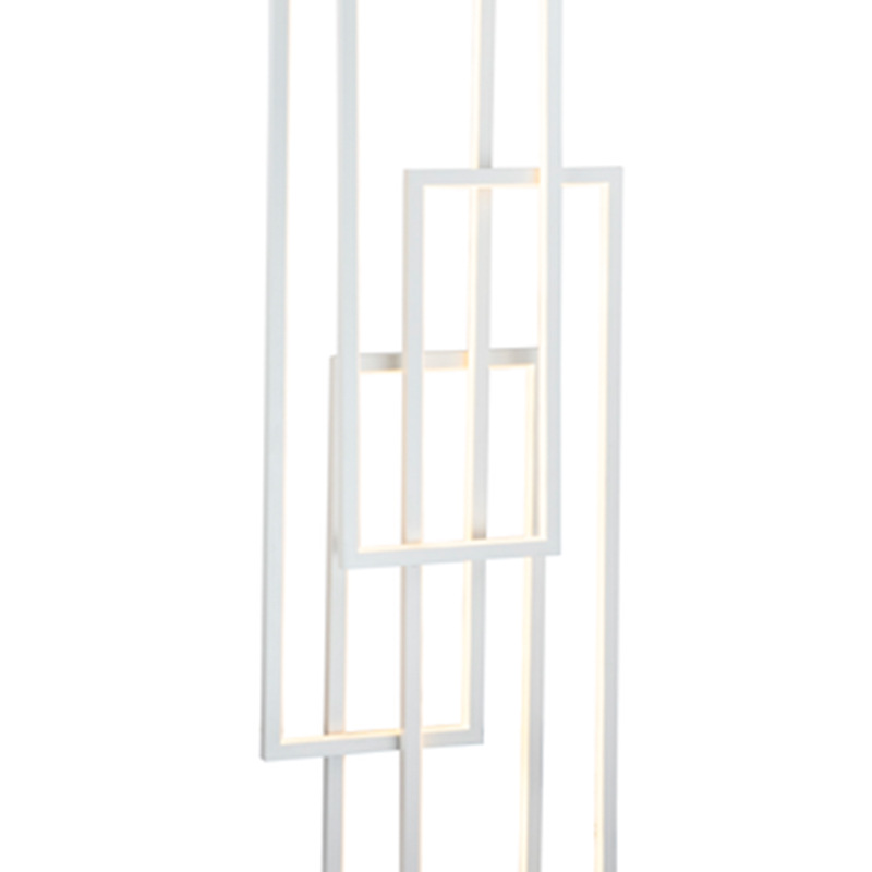 北欧落地灯客厅卧室床头轻奢后现代简约创意框架落地灯几何台灯具