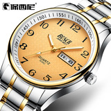 保西尼 Мужской календарь, швейцарские часы, водонепроницаемый стальной ремешок, модные кварцевые часы для пожилых людей, прямые продажи с завода