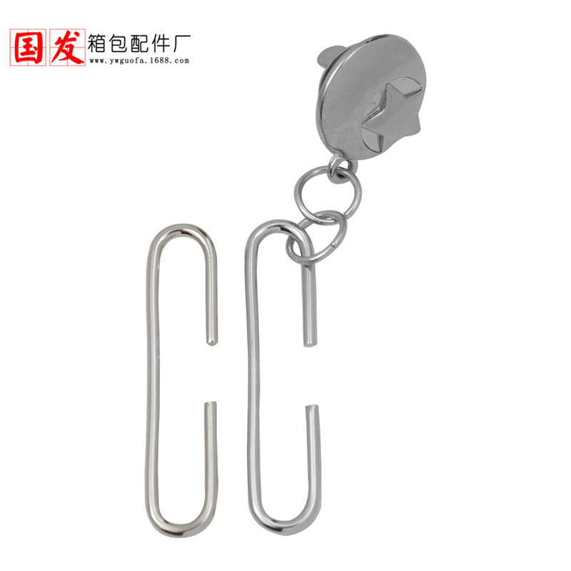 8.5 Promoción de descuento: 5 cm de oro de arroz estrella y luna, oro de boca deslizante, oro de boca en forma de C, opcional de tres colores