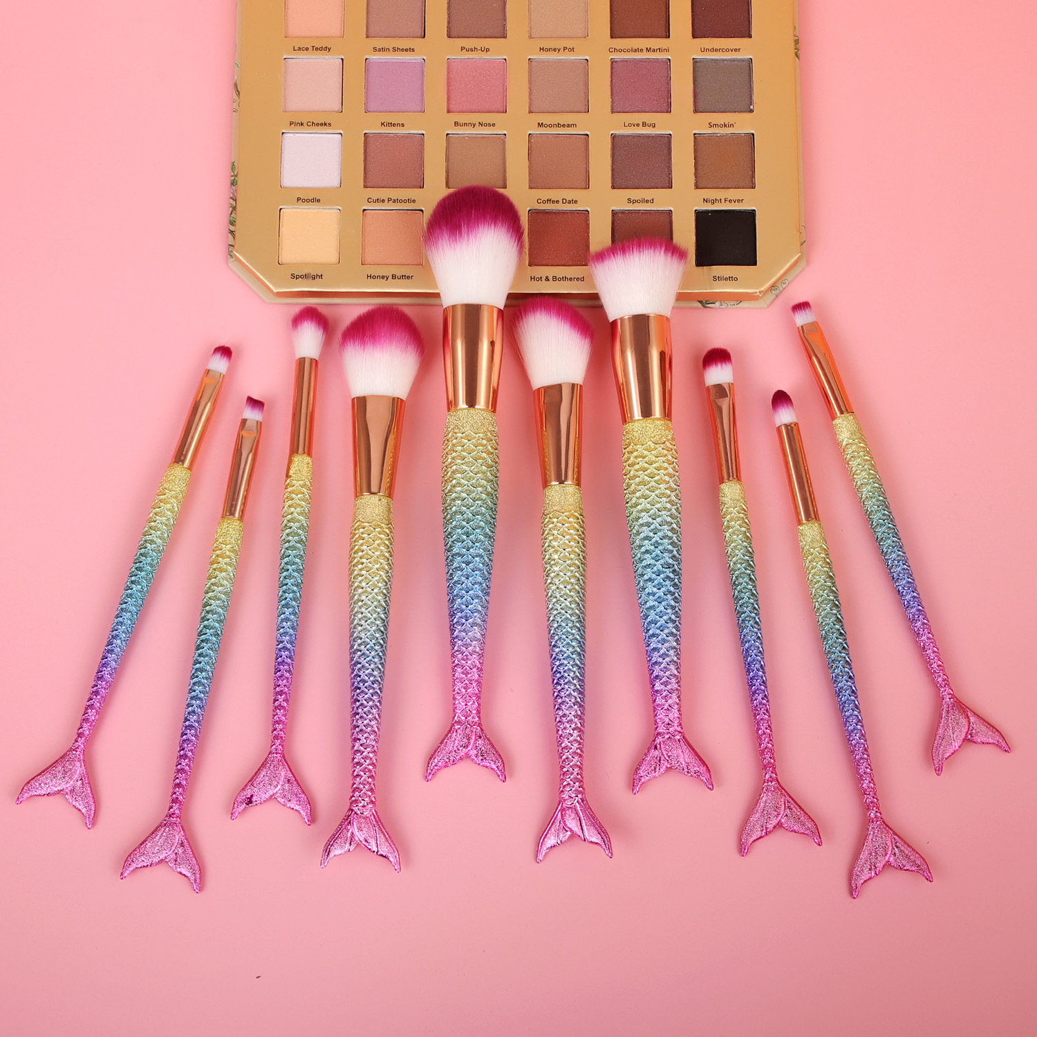 Mermaid Makeup Brush Set Image 3