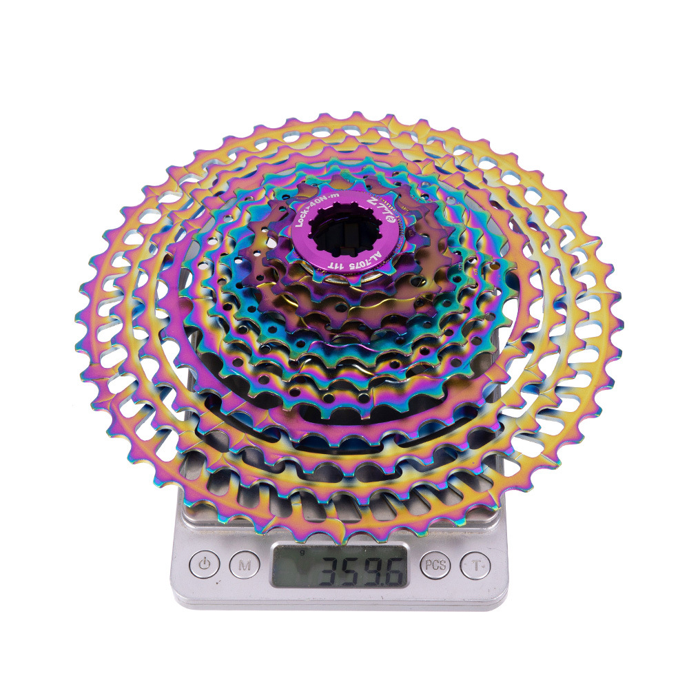 Volante ZTTOCNC Volante de bicicleta de 11 velocidades Volante de bicicleta de color 11-46T Volante de bicicleta Versión de carreras Volante de expansión