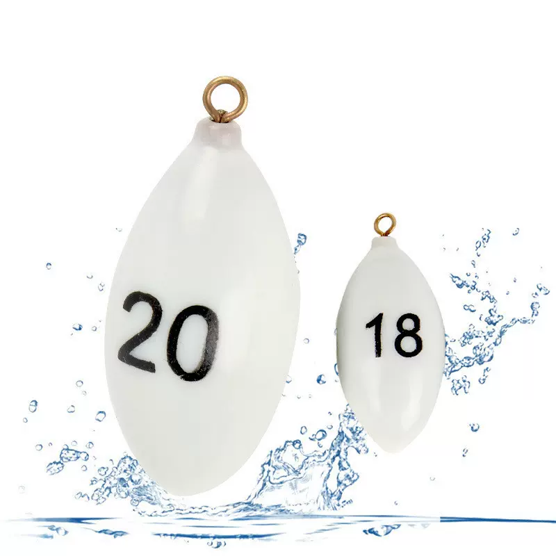 厂家直发新型夜光铅坠橄榄形铅坠实心铅坠渔具批发