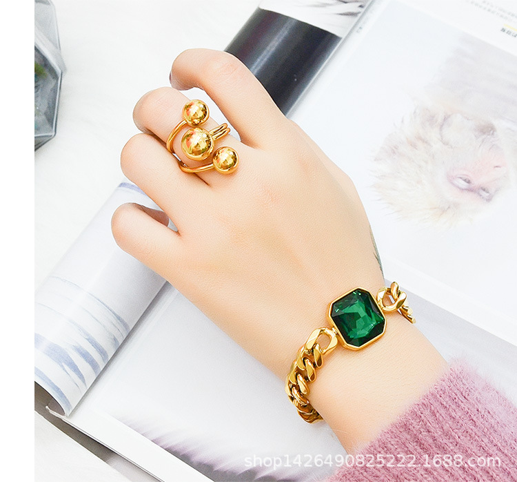 15g Weight No Inlaid Inlay Material Birthday Occasion Titanium Steel Material Geometric Pattern Women'S Gender Plating Design Fashion Style Gold, Silver Color Steel Ball Double Adjustable Ring Pentagram Lucky Ring 8