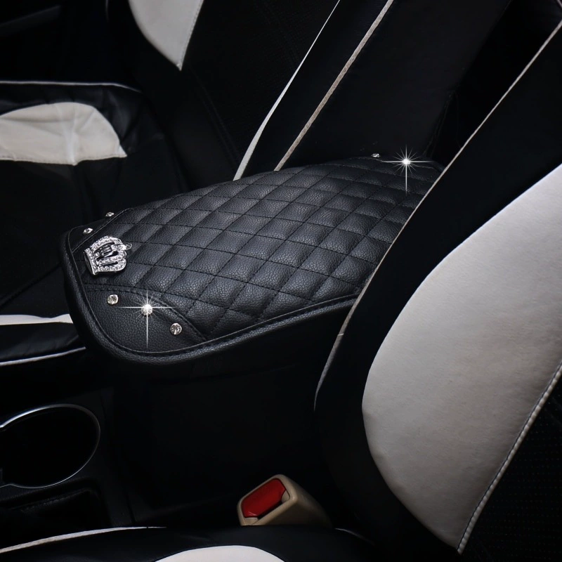 Кожаные interior cushion Swan Crown Crown Diamond Cars -on -Car Diaramatic Bar Casual Cushion Hand Female Creative