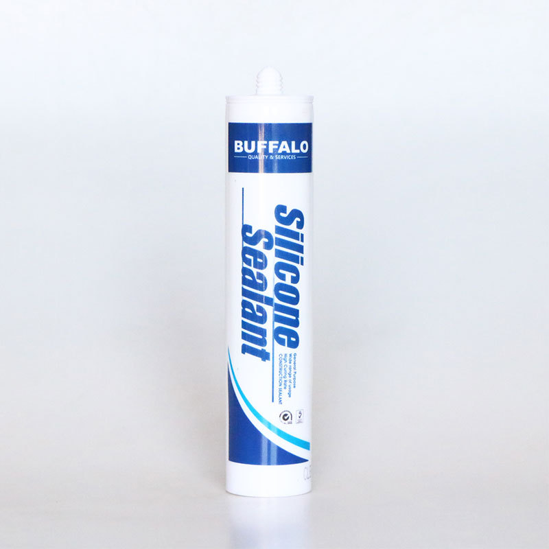 direct deal BUFFALO Acidic White porcelain Silicone sealant fish tank waterproof Antifungal Glass, plastic wholesale